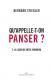 QU'APPELLE-T-ON PANSER ? T.2  -  LA LECON DE GRETA THUNBERG