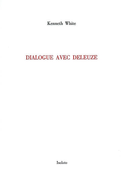 DIALOGUE AVEC DELEUZE 