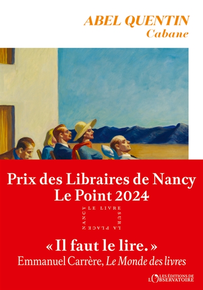 CABANE - PRIX DES LIBRAIRES DE NANCY LE POINT 2024 