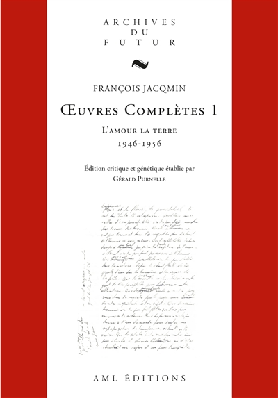 UVRE COMPLETES 1 - L'AMOUR LA TERRE - 1946-1956 
